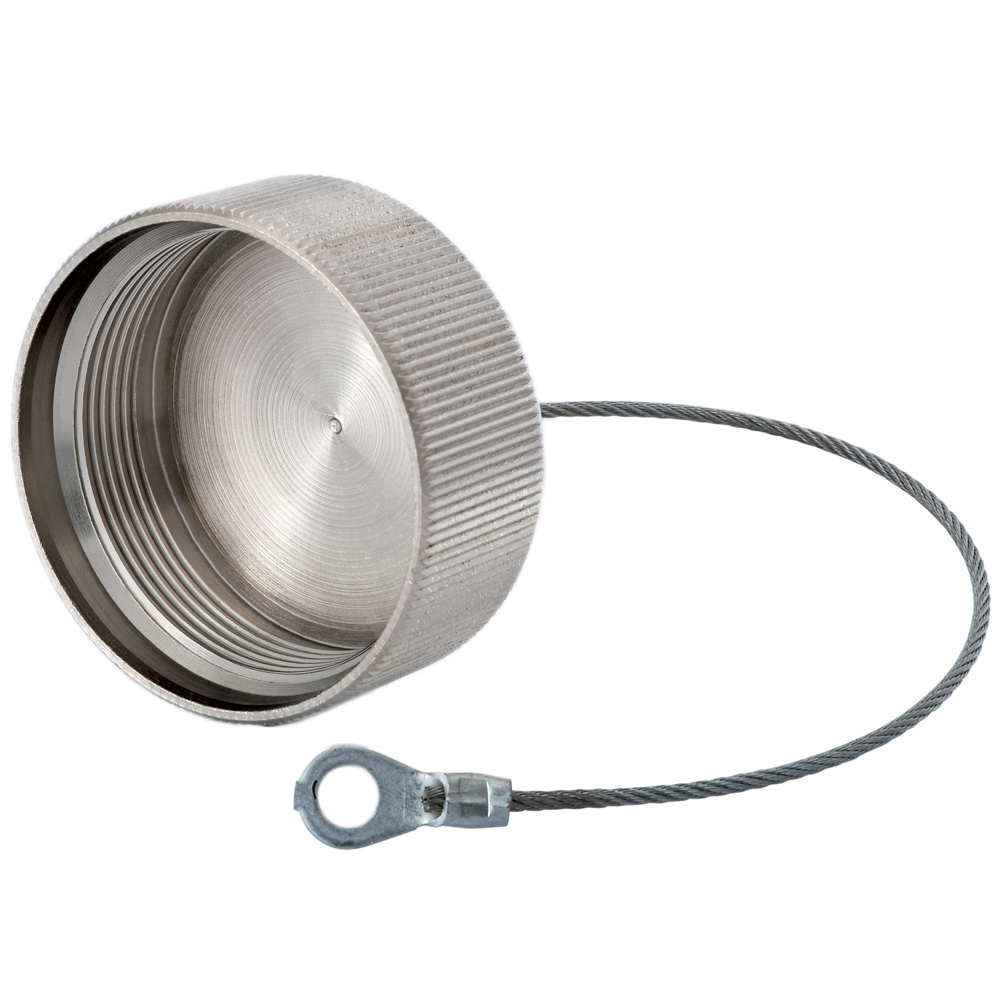 Brass Protective Cap for Connectors with Male Thread, 100mm chain