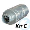 Straight, 3-11mm OD, K-coding Kit