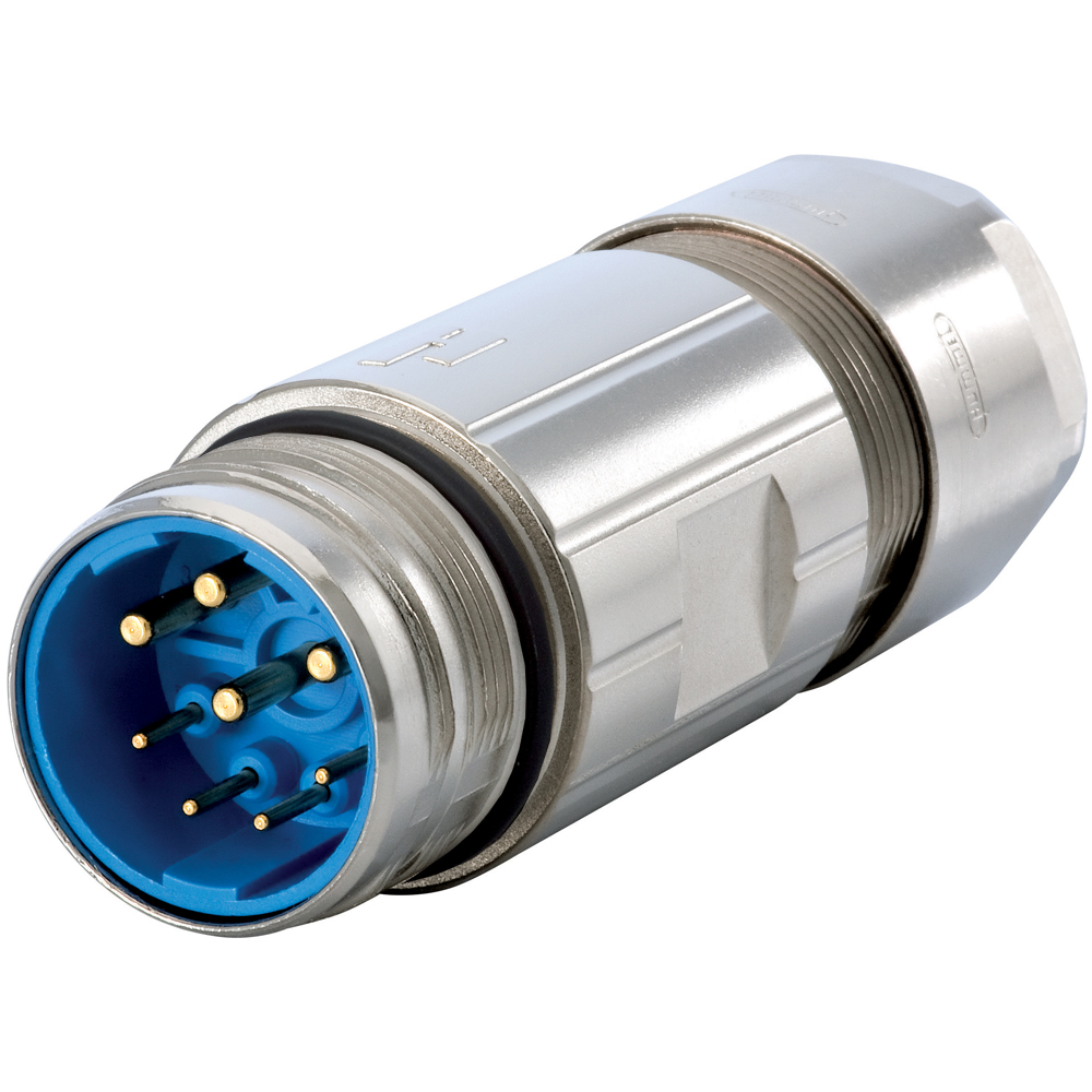 M23 TWILOCK Power Circular Connector Straight Male, 7.560.500.000, 7.560.500.000, Sealcon