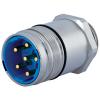 Panel Connector - Single Hole - Front Mount: