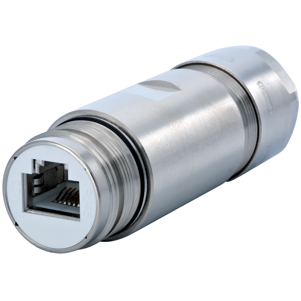 M23 RJ45 Industrial Circular Connectors, Straight Connectors, Male Thread, Sealcon