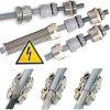 Nickel Plated Brass: EMI / RFI Fittings (Foil & Braided)