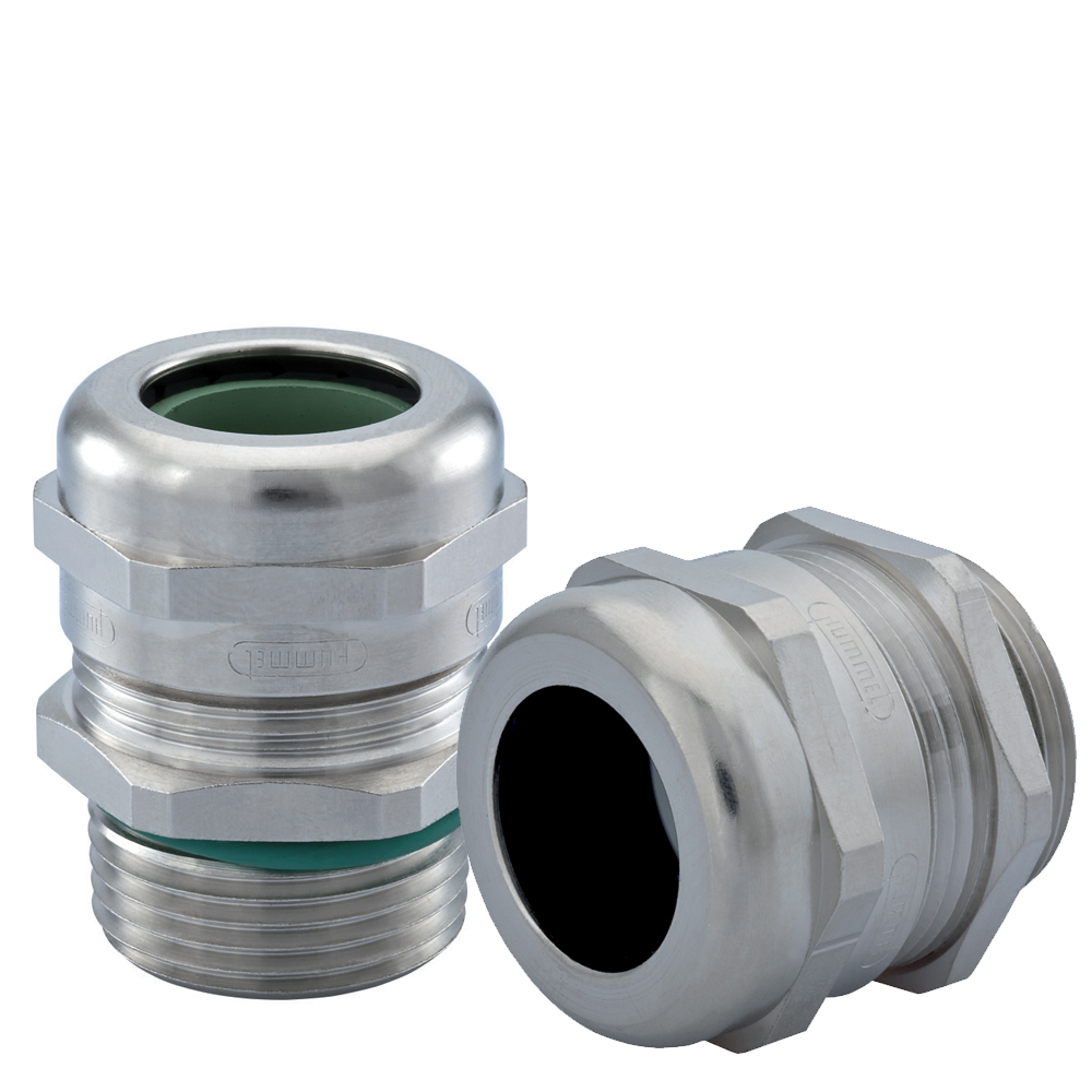 316L Stainless Steel Metric Thread Standard, PVDF Insert Dome Cable Gland