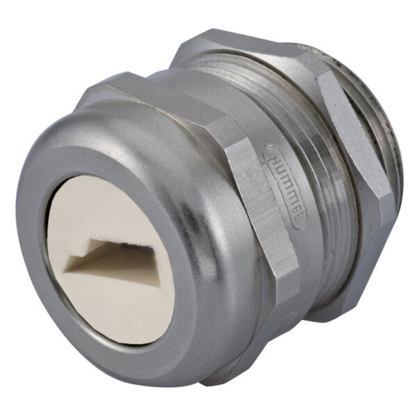 PG 13/13.5 Nickel Plated Brass ASI-BUS Flat Cable Dome Cable Gland | Cord Grip | Strain Relief  CD13AS-B1
