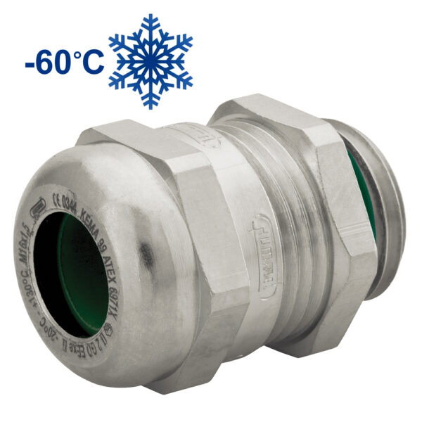 Ex-e M20 x 1.5 303 Stainless Steel Low Temp Standard Dome Cable Gland | Cord Grip | Strain Relief CC22MA-SX