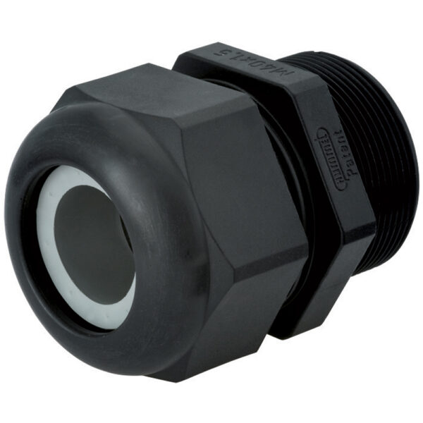 PG 7 / 1/4" NPT Black Nylon Reduced Dome Cable Gland | Cord Grip | Strain Relief CD07AR-BK