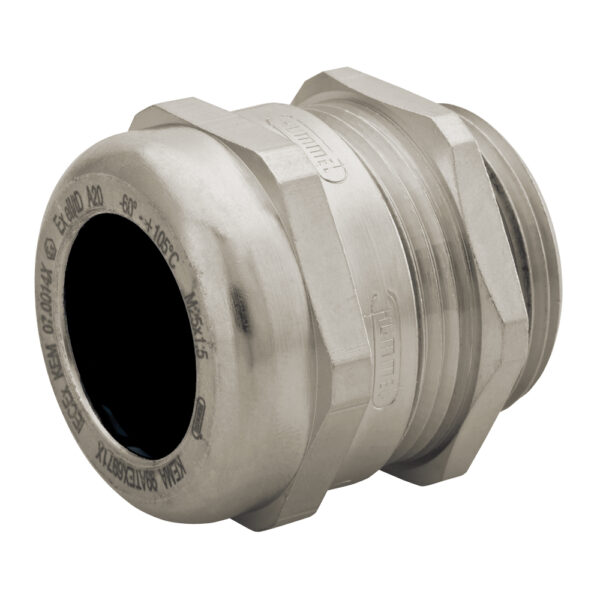 Ex-e PG 7 Nickel Plated Brass Reduced Dome Cable Gland | Cord Grip | Strain Relief CD07AR-MX