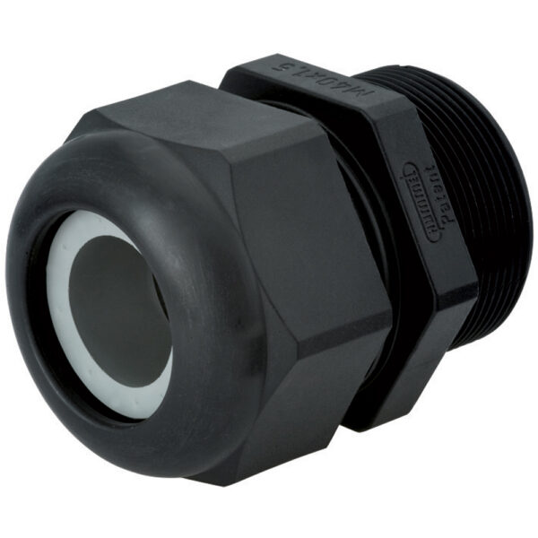 PG 9 Black Nylon Reduced Dome Cable Gland | Cord Grip | Strain Relief CD09AR-BK