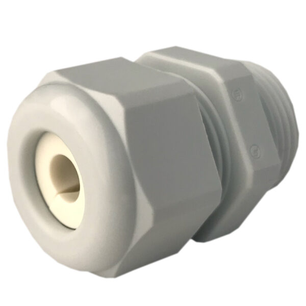 PG16 Gray Nylon RJ45 Standard Dome Cable Gland | Cord Grip | Strain Relief CD16AJ-GY