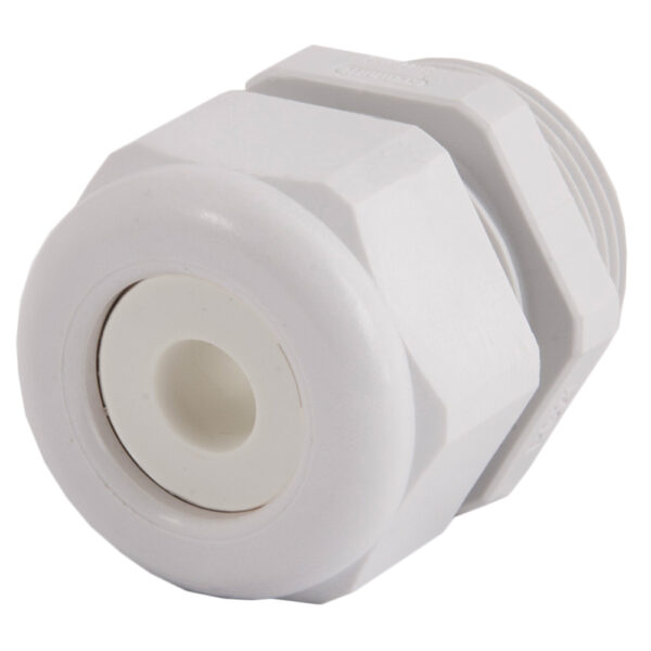 PG21 Gray Nylon Standard Dome Multi-Hole (1 Holes) Cable Gland | Cord Grip | Strain Relief CD21A5-GY