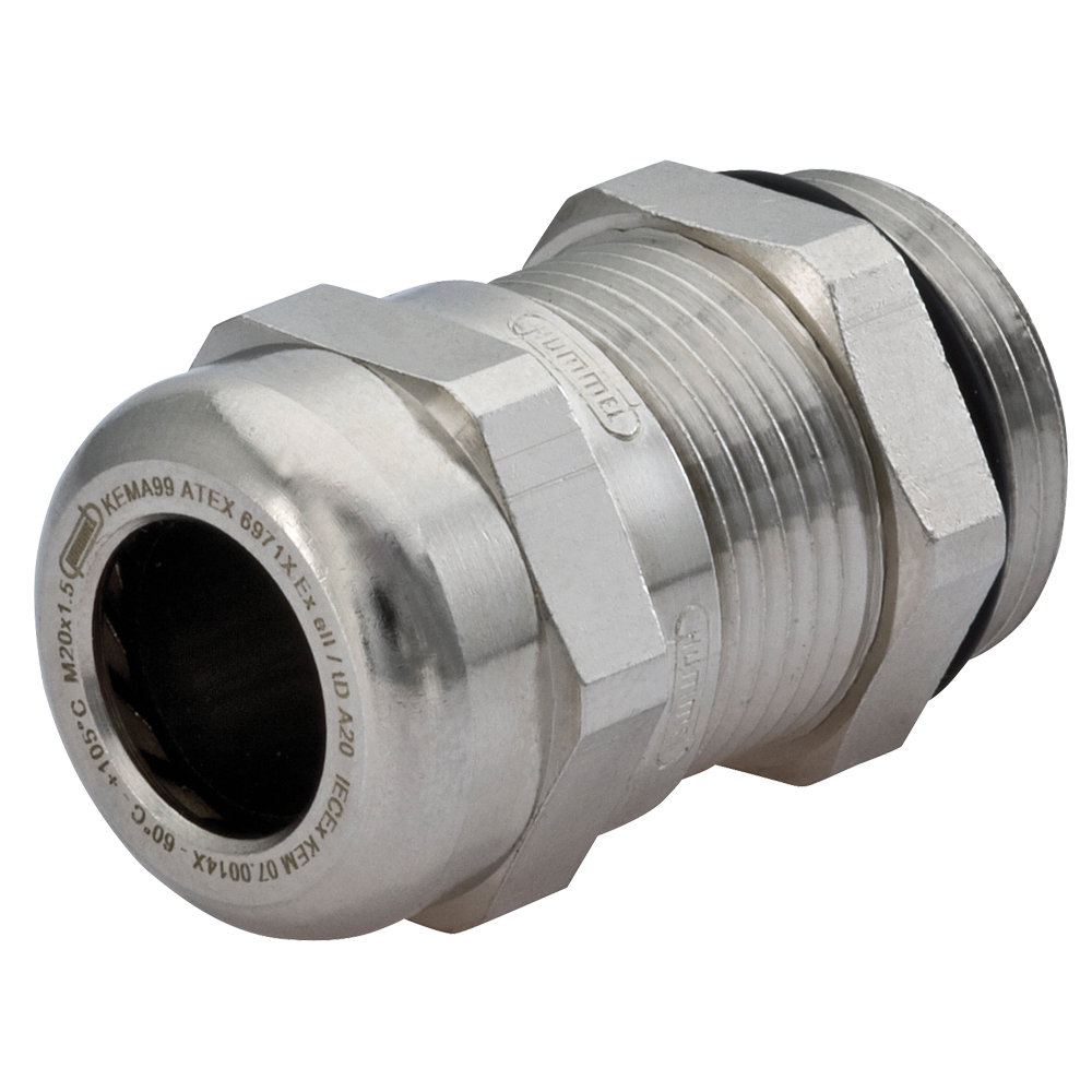 Ex-e PG 36 Nickel Plated Brass EMI/RFI Feed Through Braided Shield Dome Cable Gland | Cord Grip | Strain Relief CD36AA-FX