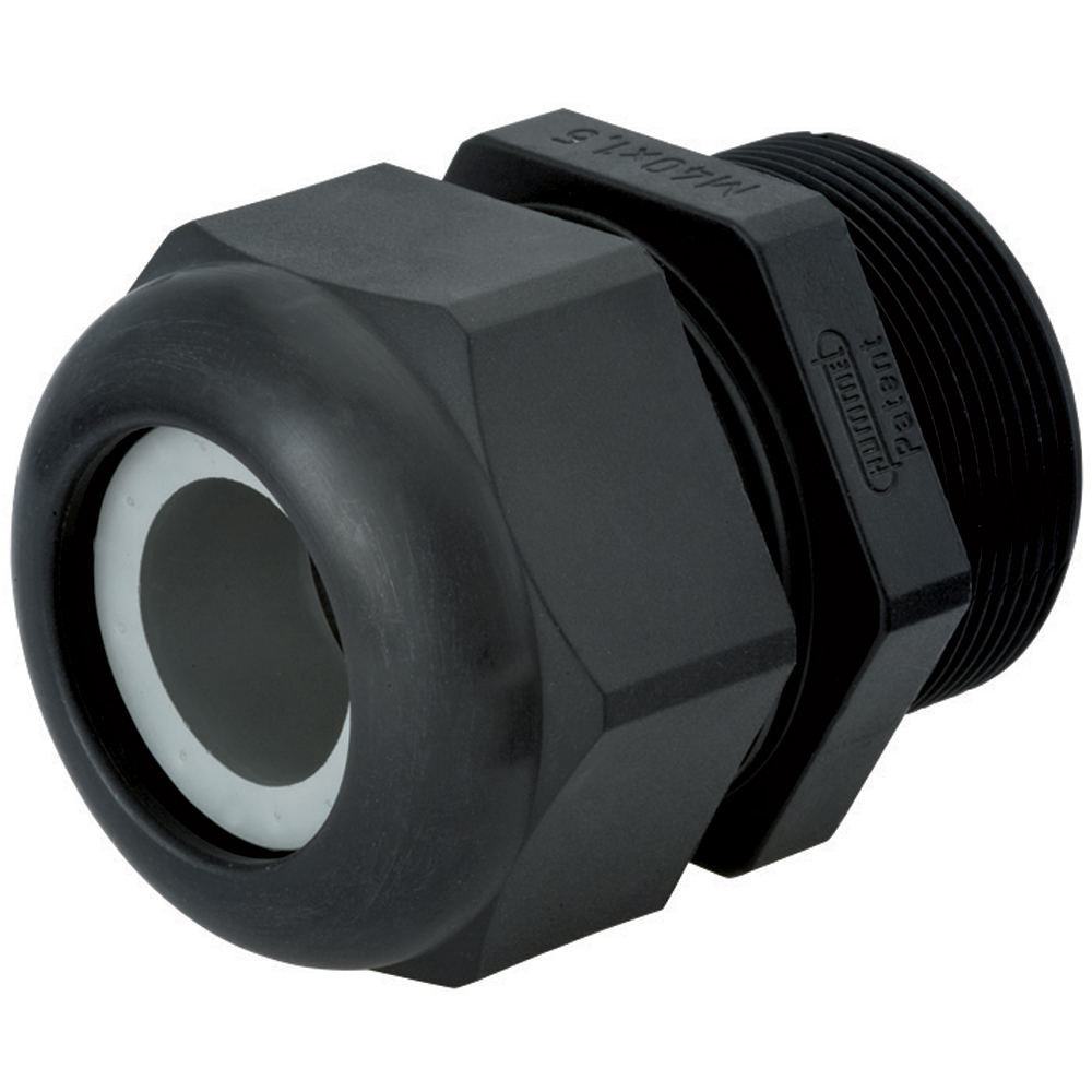 PG 48 Black Nylon Reduced Dome Cable Gland | Cord Grip | Strain Relief CD48AR-BK