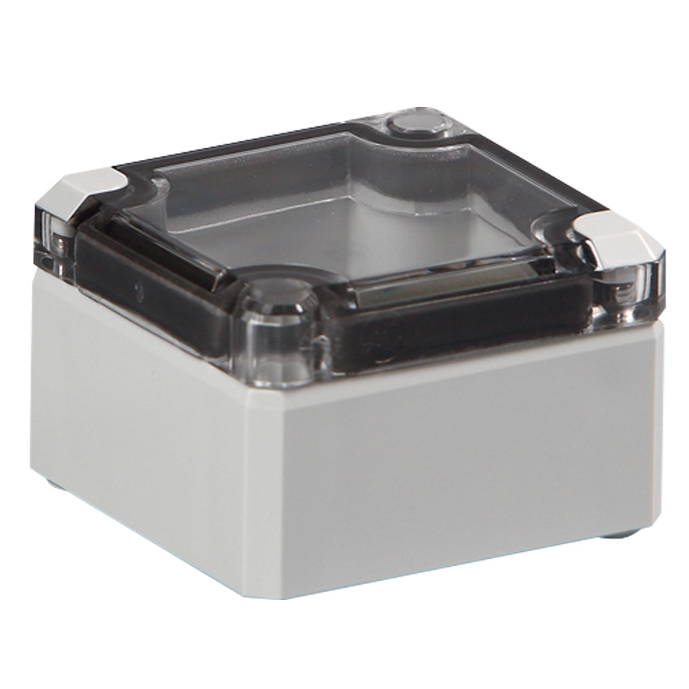 UL Polycarbonate Metric Enclosure | Plain Sides Transparent Cover | S3110050012TU