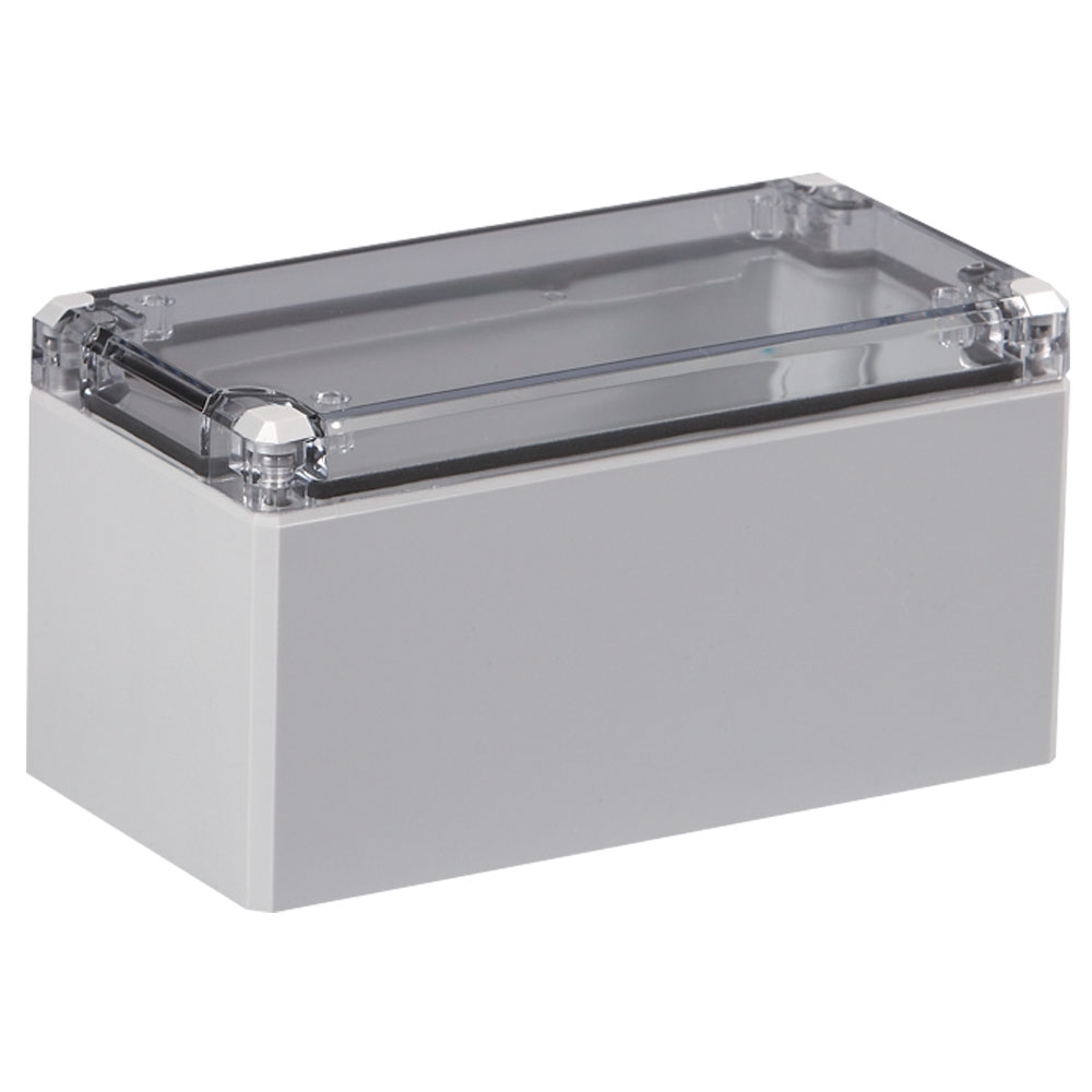 UL Polycarbonate Metric Enclosure | Plain Sides Transparent Cover | S3110050296TU