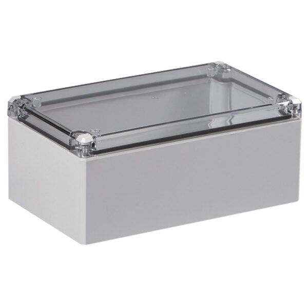 UL Polycarbonate Metric Enclosure | Plain Sides Transparent Cover | S3110050494TU