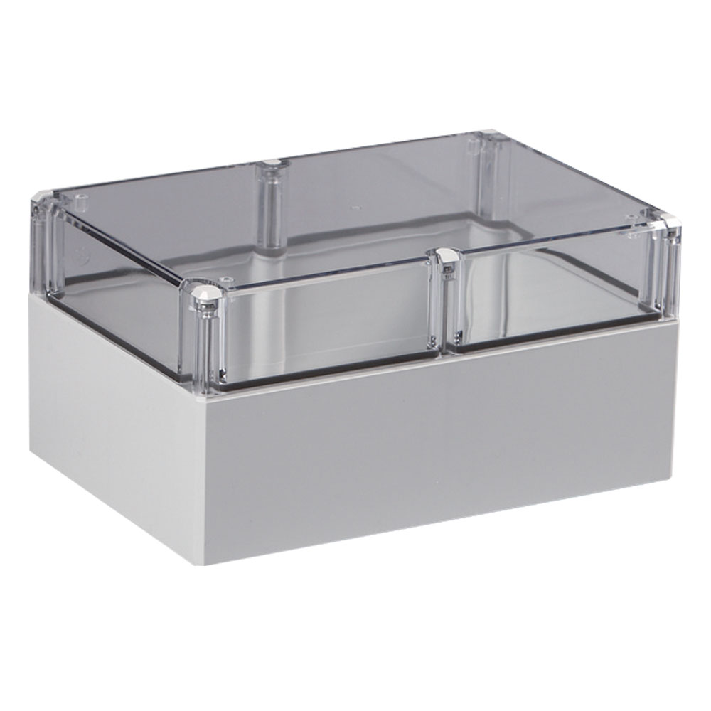 UL Polycarbonate Metric Enclosure | Plain Sides Transparent Cover | S3110050654TU