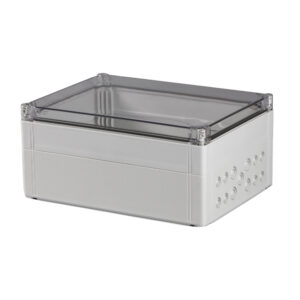 UL Fiberglass Reinforced Polyester Metric Enclosure | Metric Knockouts Gray Cover | S3130057998MTU