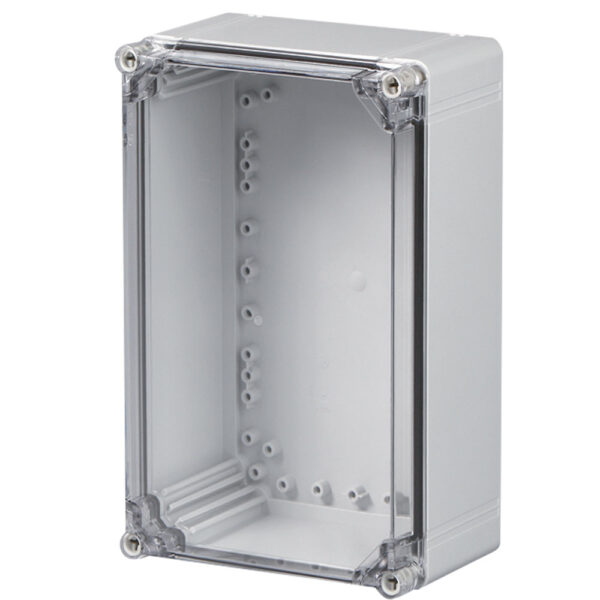 UL Fiberglass Reinforced Polyester Metric Enclosure | Plain Sides Transparent Cover | S3130084369TU