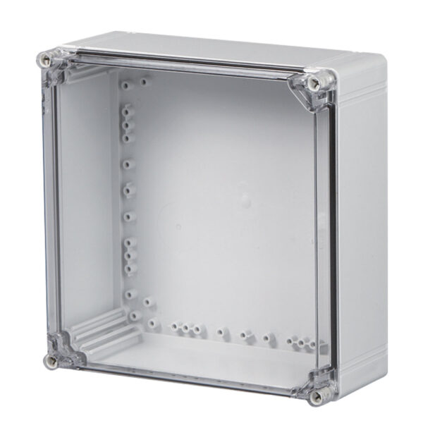 UL Fiberglass Reinforced Polyester Metric Enclosure | Plain Sides Transparent Cover | S3130084376TU