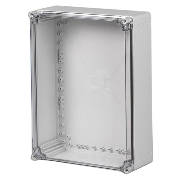 UL Fiberglass Reinforced Polyester Metric Enclosure | Plain Sides Transparent Cover | S3130084383TU