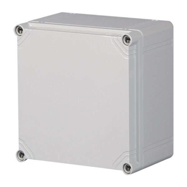 UL Fiberglass Reinforced Polyester Metric Enclosure | Plain Sides Gray Cover | S3130084413GU