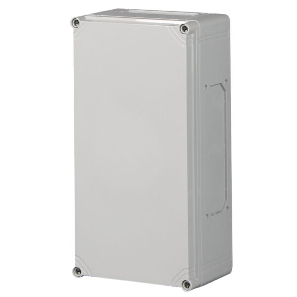 UL Fiberglass Reinforced Polyester Metric Enclosure | Plain Sides Gray Cover | S3130084437GU