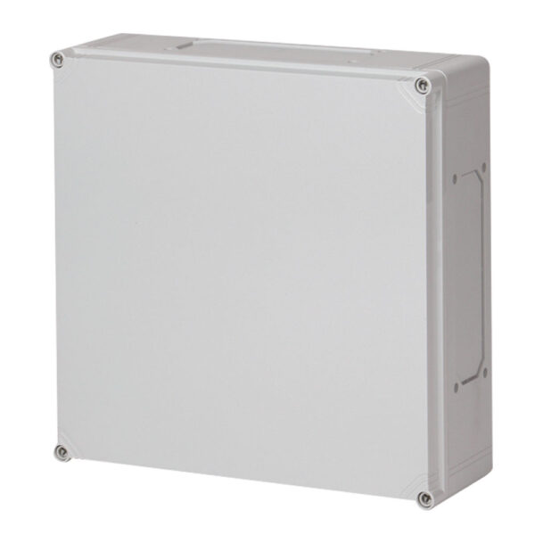 UL Fiberglass Reinforced Polyester Metric Enclosure | Plain Sides Gray Cover | S3130084444GU