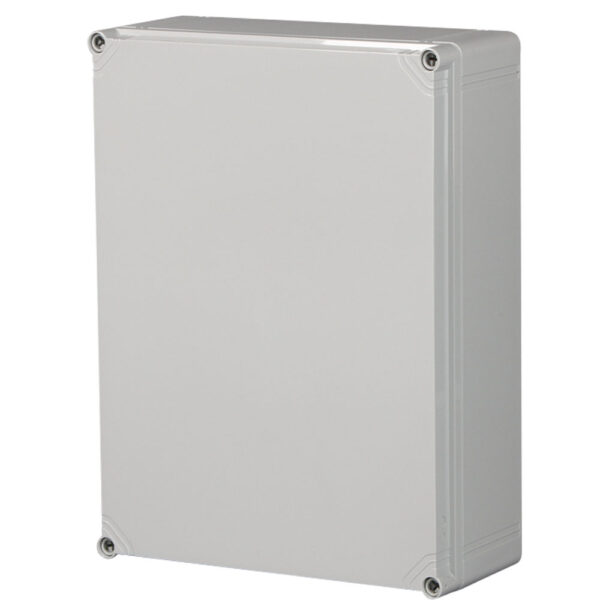 UL Fiberglass Reinforced Polyester Metric Enclosure | Plain Sides Gray Cover | S3130084451GU