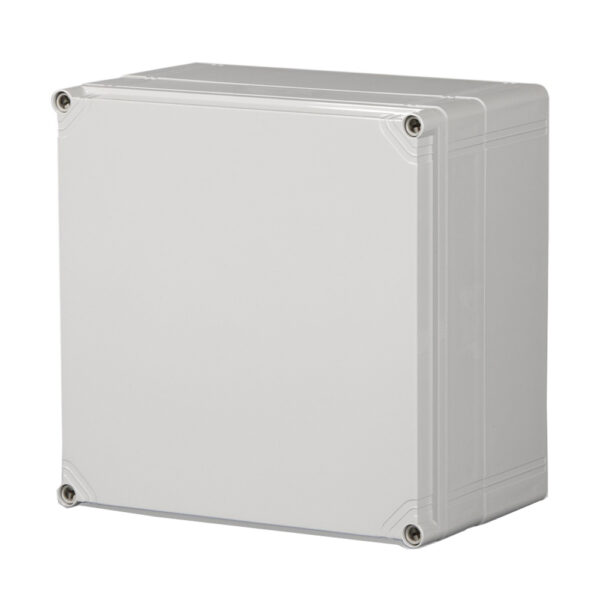 UL Fiberglass Reinforced Polyester Metric Enclosure | Plain Sides Gray Cover | S3130084659GU