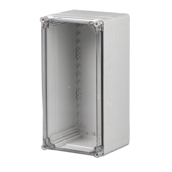 UL Fiberglass Reinforced Polyester Metric Enclosure | Plain Sides Transparent Cover | S3130084710TU