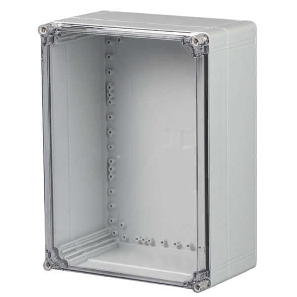 UL Fiberglass Reinforced Polyester Metric Enclosure | Plain Sides Transparent Cover | S3130084734TU