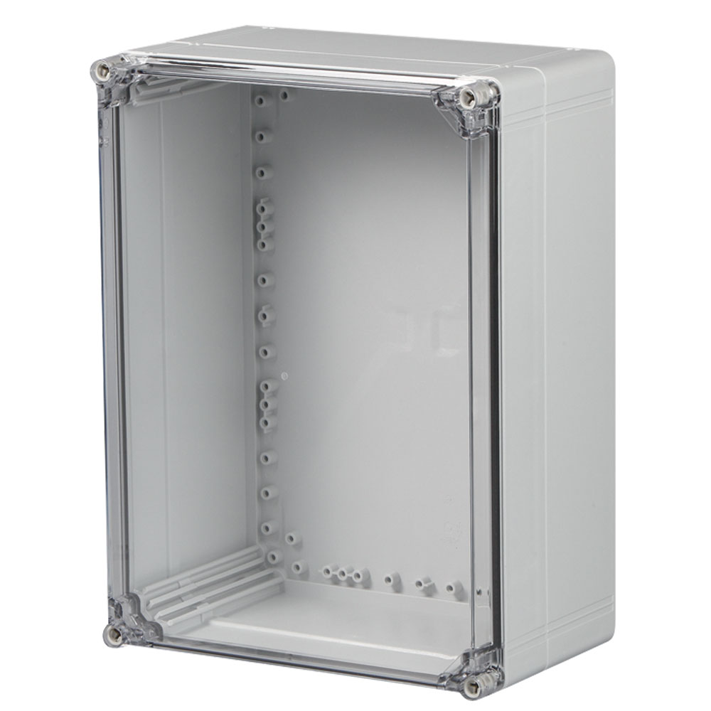UL Fiberglass Reinforced Polyester Metric Enclosure | Plain Sides Transparent Cover | S3130084734TU