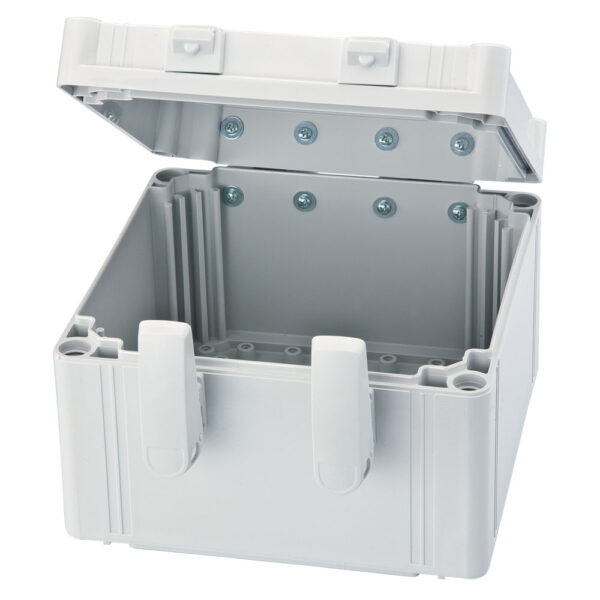 UL Polycarbonate Hinged Enclosures | Plain Sides Gray Cover | S3140074308GU