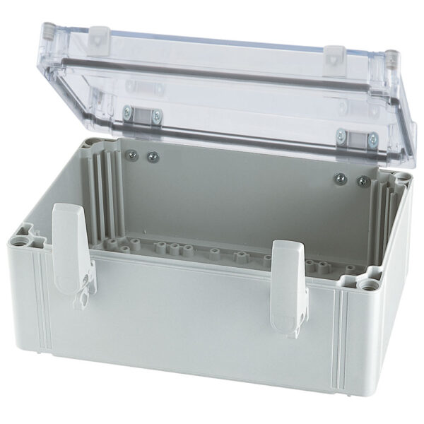 UL Polycarbonate Hinged Enclosures | Plain Sides Transparent Cover | S3140074391TU