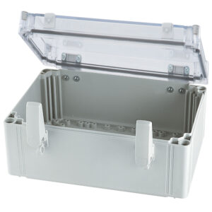 UL Polycarbonate Hinged Enclosures | Plain Sides Transparent Cover | S3140074421TU