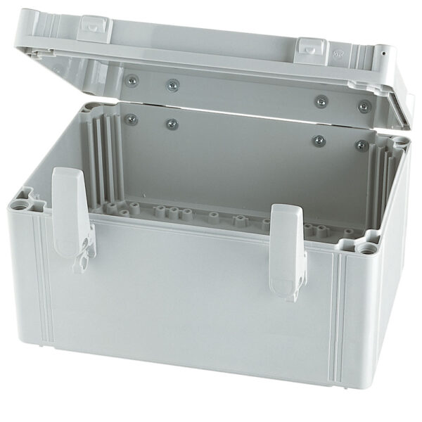 UL Polycarbonate Hinged Enclosures | Plain Sides Gray Cover | S3140074476GU