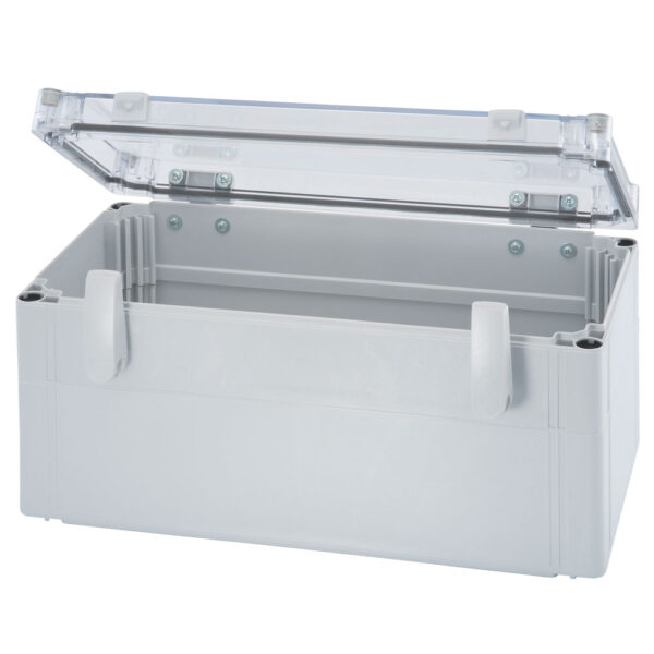 UL Polycarbonate Hinged Enclosures | Plain Sides Transparent Cover | S3140074582TU