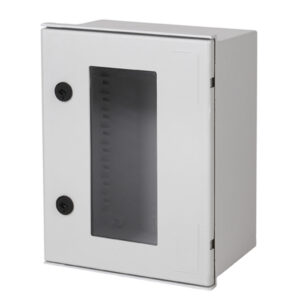 UL Fiberglass Cabinet Enclosure |  Plain Sides and Window Cover | S360253014WU