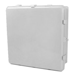 Polycarbonate Enclosure 24" x 24" x 10" | Opaque Cover Four Latches w/ Multi-Max Rails | SG242410