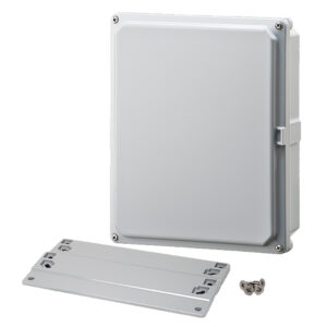 Polycarbonate Enclosure 10" x 8" x 2" | Opaque Four Screw Cover | SH10082SF