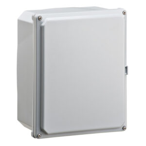 Polycarbonate Enclosure 10" x 8" x 4" | Opaque Four Screw Cover  | SH10084SF