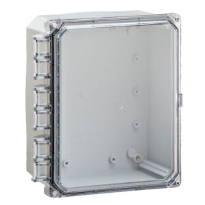 Polycarbonate Enclosure 10" x 8" x 6" | Clear Four Screw Cover | SH10086HCF