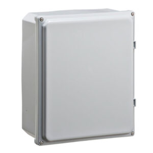 Polycarbonate Enclosure 12" x 10" x 4" | Opaque Four Screw Cover | SH12104SF