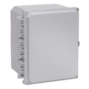 Polycarbonate Enclosure 12" x 10" x 6" | Opaque Two Screw Cover  | SH12106HF