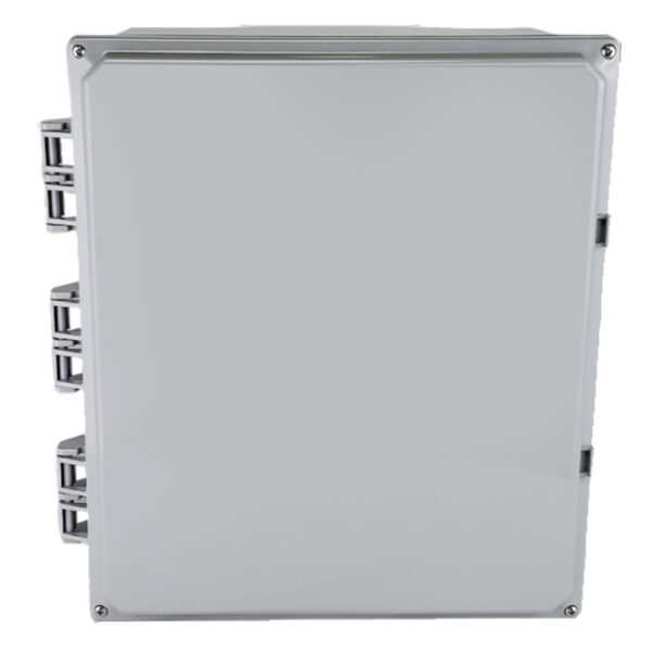 Polycarbonate Enclosure 14" x 12" x 6" | Hinged Opaque Four Screw Cover | SH141206HF-6P