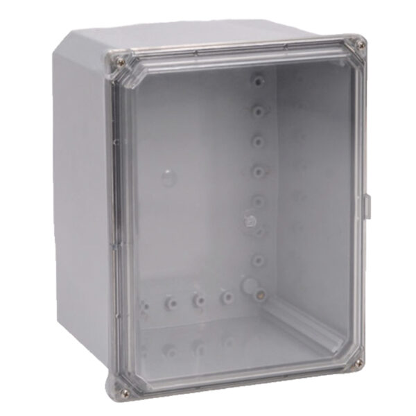 Polycarbonate Enclosure 14" x 12" x 6" | Clear Four Screw Cover | SH141206SCF