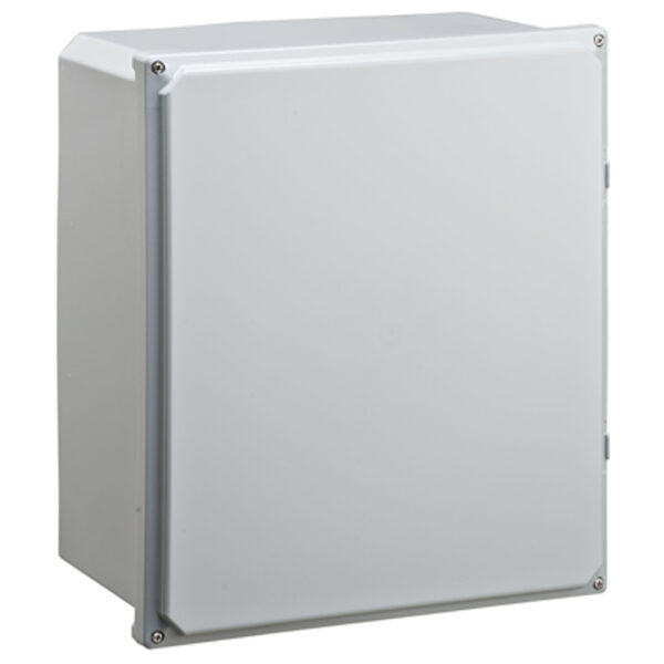 Polycarbonate Enclosure 16" x 14" x 7" | Hinged Opaque Two Screw Cover  | SH161407H