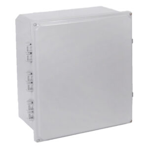 Polycarbonate Enclosure 16" x 14" x 7" | Opaque Two Screw Cover  | SH161407HF