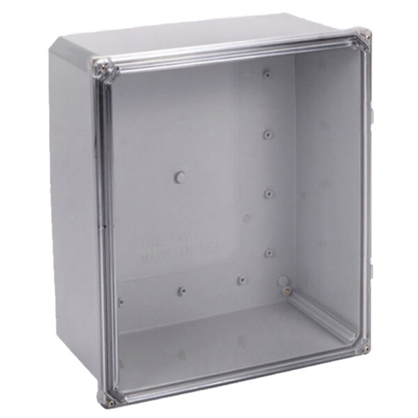 Polycarbonate Enclosure 16" x 14" x 7" | Clear Four Screw Cover  | SH161407SCF