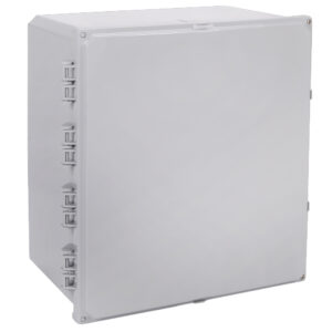 Polycarbonate Enclosure 18" x 16" x 10" | Four Screw Opaque Hinged Cover | SH181610HF-6P